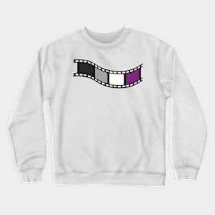 Film Strip - Asexual Pride Crewneck Sweatshirt